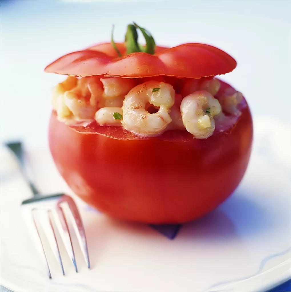 tomatoes stuffed with shrimp