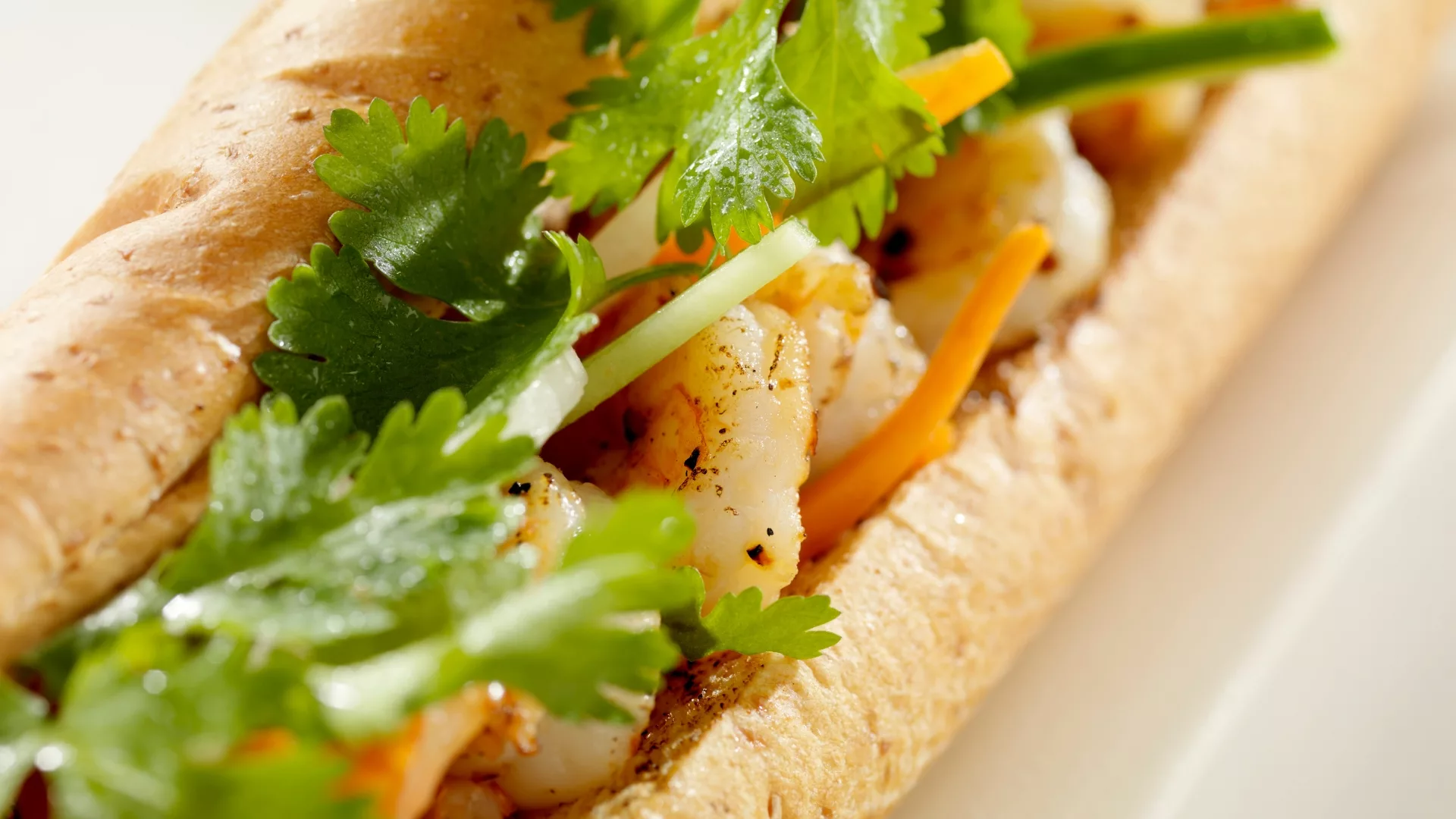 Shrimp Bánh Mi Sandwich