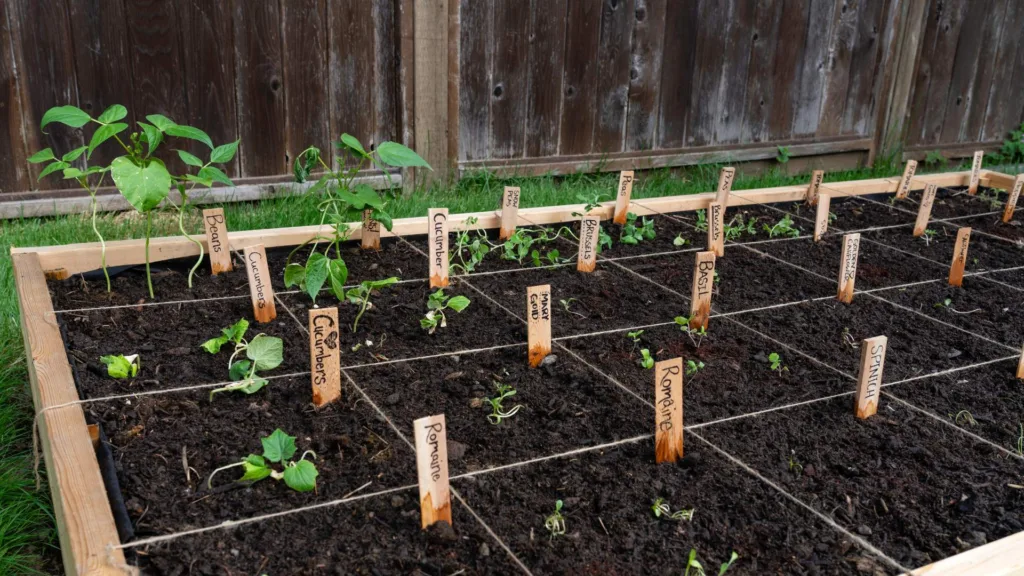 square-foot gardening to maximize yields