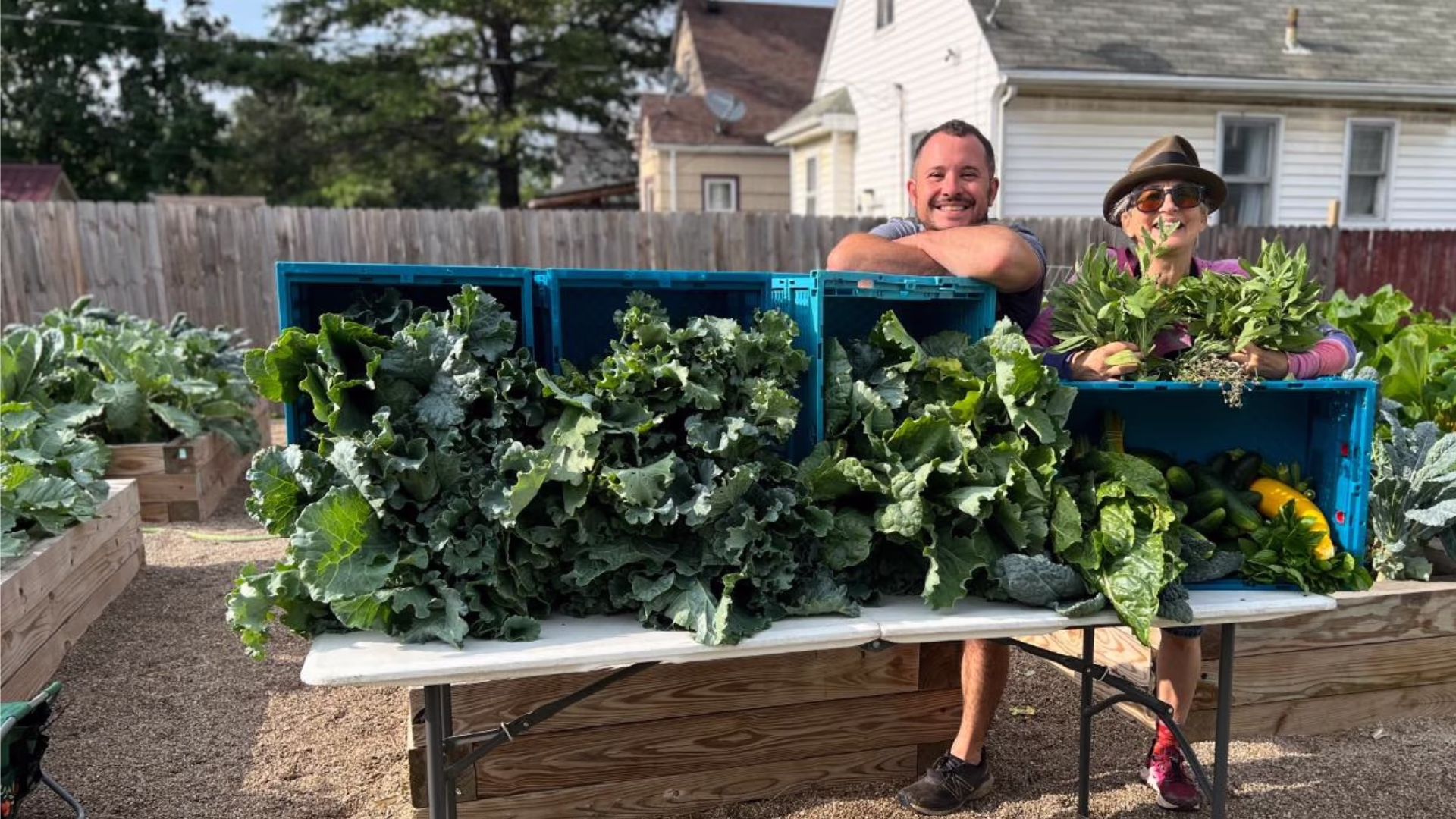 The Garden District community food garden in Columbus, Ohio